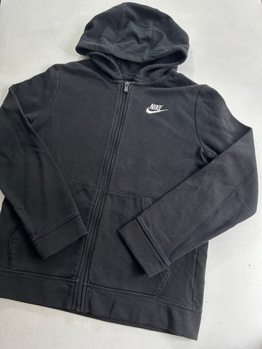 Black zip up hoodie (S)