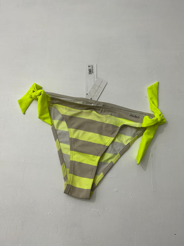 Striped neon bikini bottom (S/M)