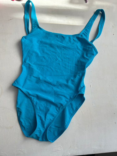 Blue backless bodysuit bikini (S)
