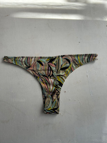Tanga graphic bikini bottom (S/M)