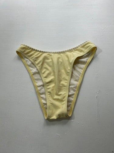 90s high waisted yellow bikini bottom (S/M)
