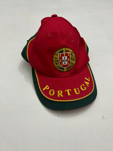 Portugal red logo cap y2k vintage