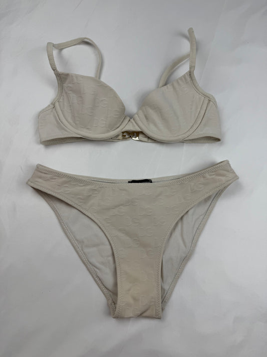 White low waisted bikini set (S)