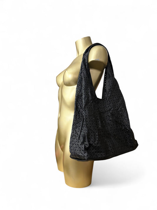 Black uni shoulder bag