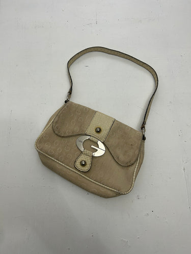 Beige G buckle  y2k vintage small shoulder  bag