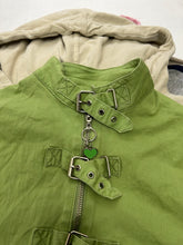 Load image into Gallery viewer, Green belt jacket  90s y2k vintage  (S/M)