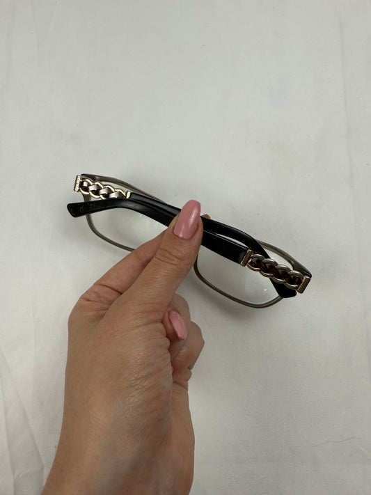 Black 2000s office glasses (with prescription)