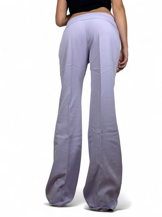 Lilac low rise office flare pants (M/L)