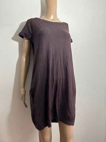 Brown large tee dress (M/L)