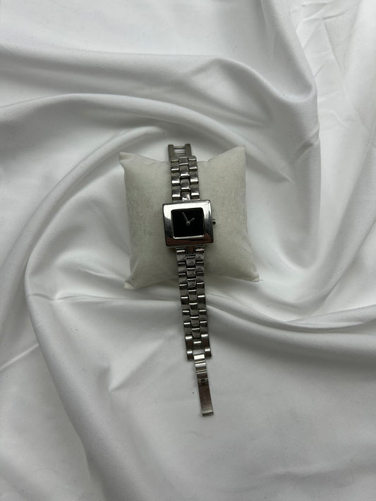 Vintage silver inox bracelet watch jewelry