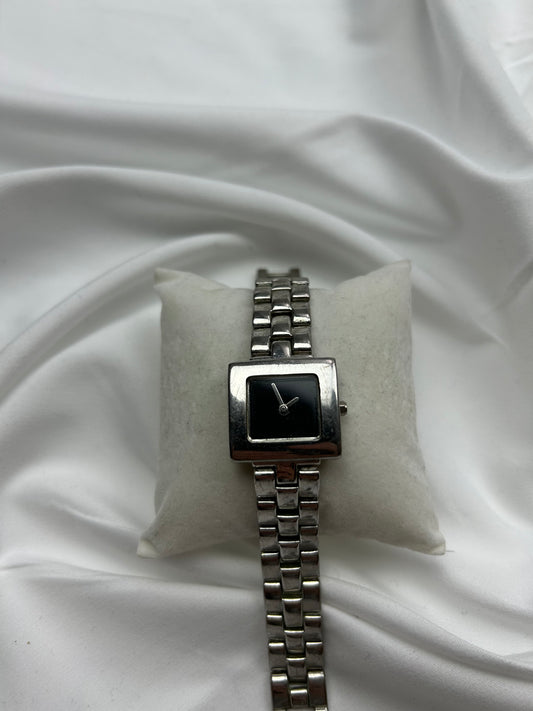 Vintage silver inox bracelet watch jewelry