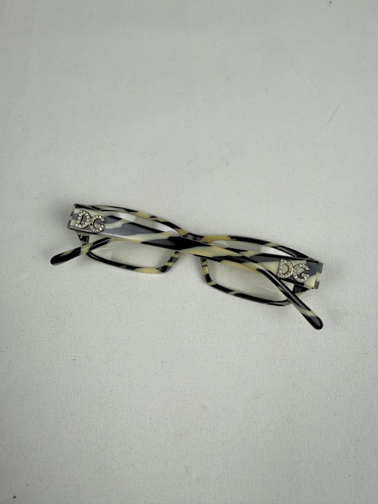 Black zebra office glasses (without prescription)