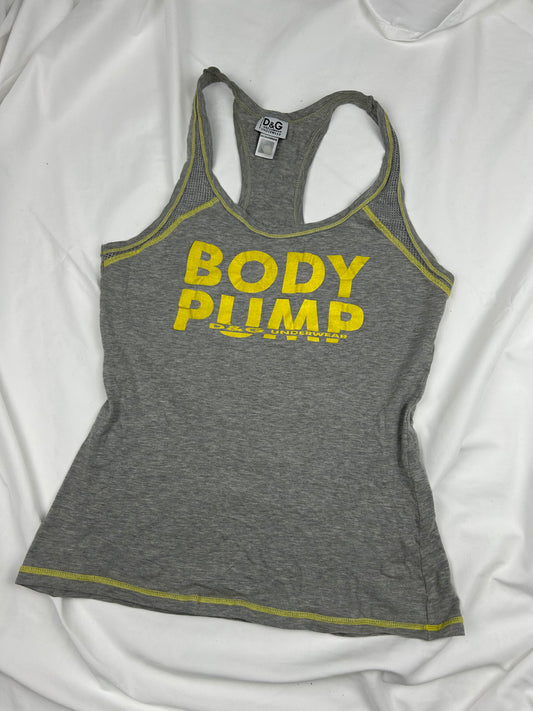 Grey logo cotton tank top (M/L)