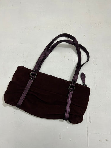 Purple small besace shoulder bag y2k vintage