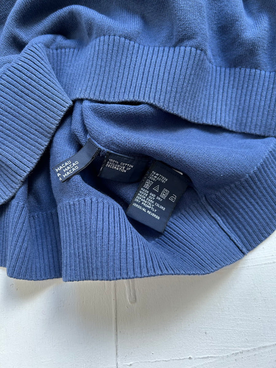 Vintage 90s 00s Blue Knitted Wool Jumper S main image 1