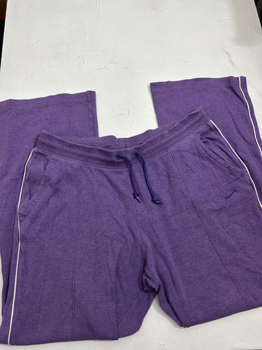 Purple lilac baggy swoosh logo joggers pants (XL)