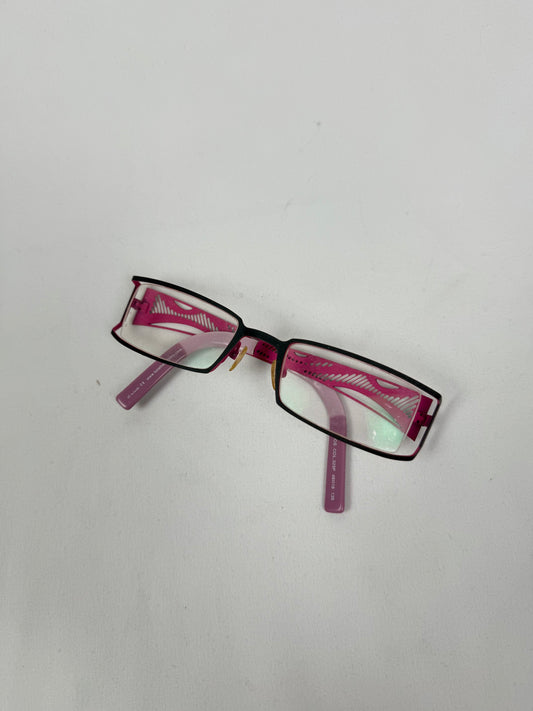 Metallic pink office glasses (with prescription)