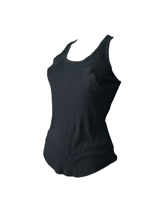 Black logo tank top (S)