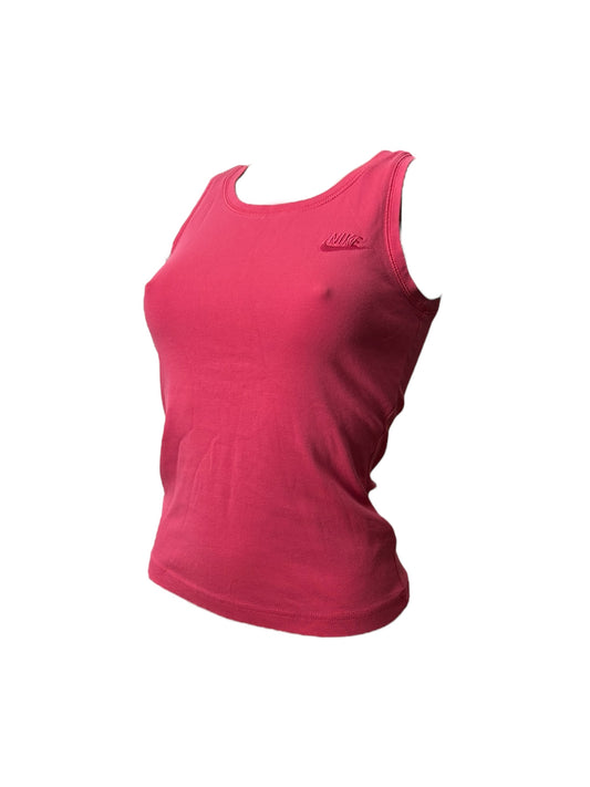 Pink swoosh logo top (S)