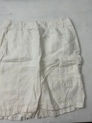White cargo mid skirt (S/M)
