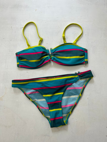 Striped bikini set (S/M)