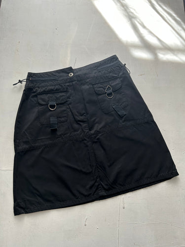 Parachute black y2k skirt (XS)