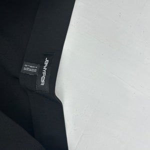Black pleated office low rise mini skirt (S/M)