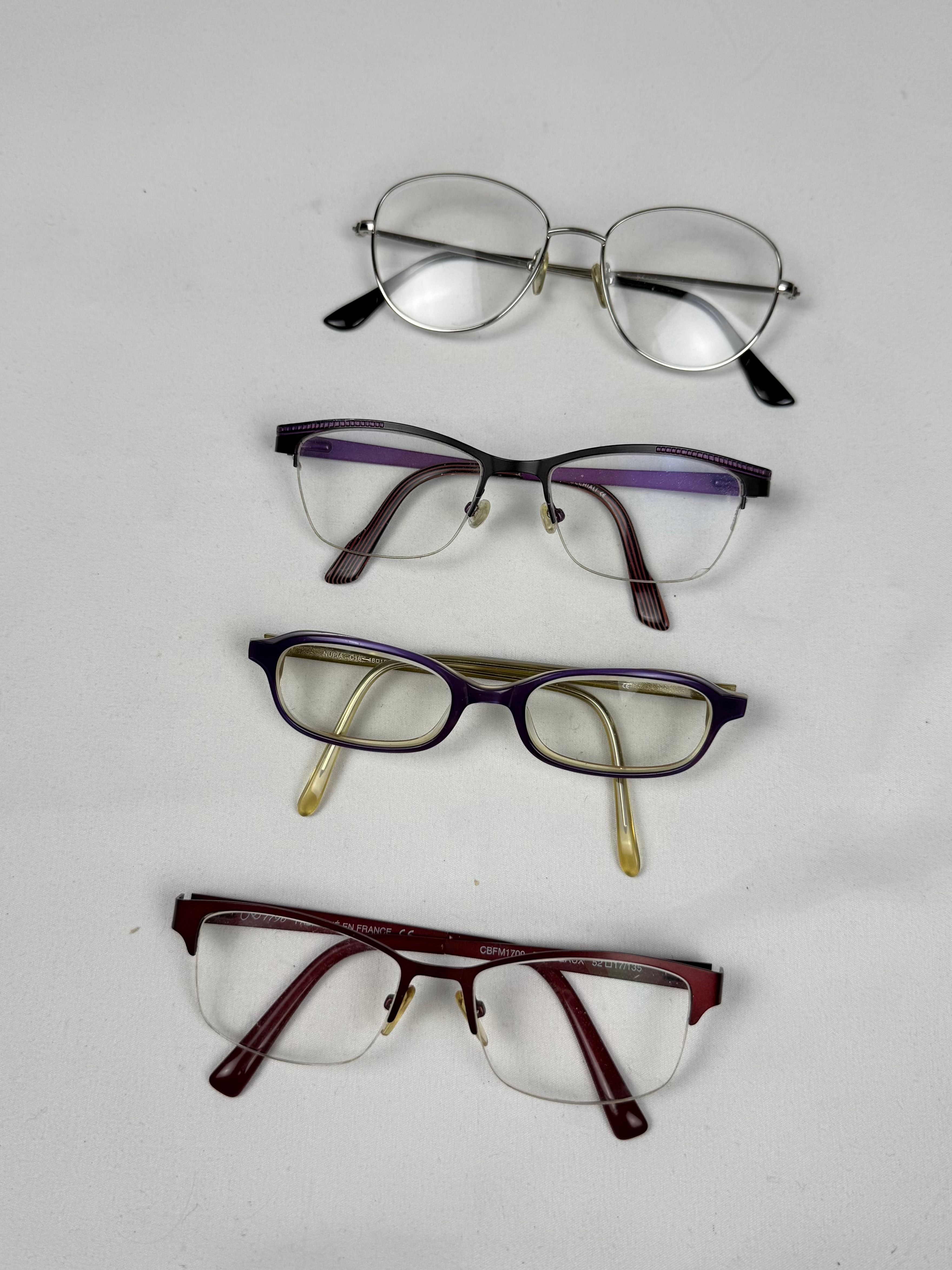 Set of 4 office glasses (with prescription)