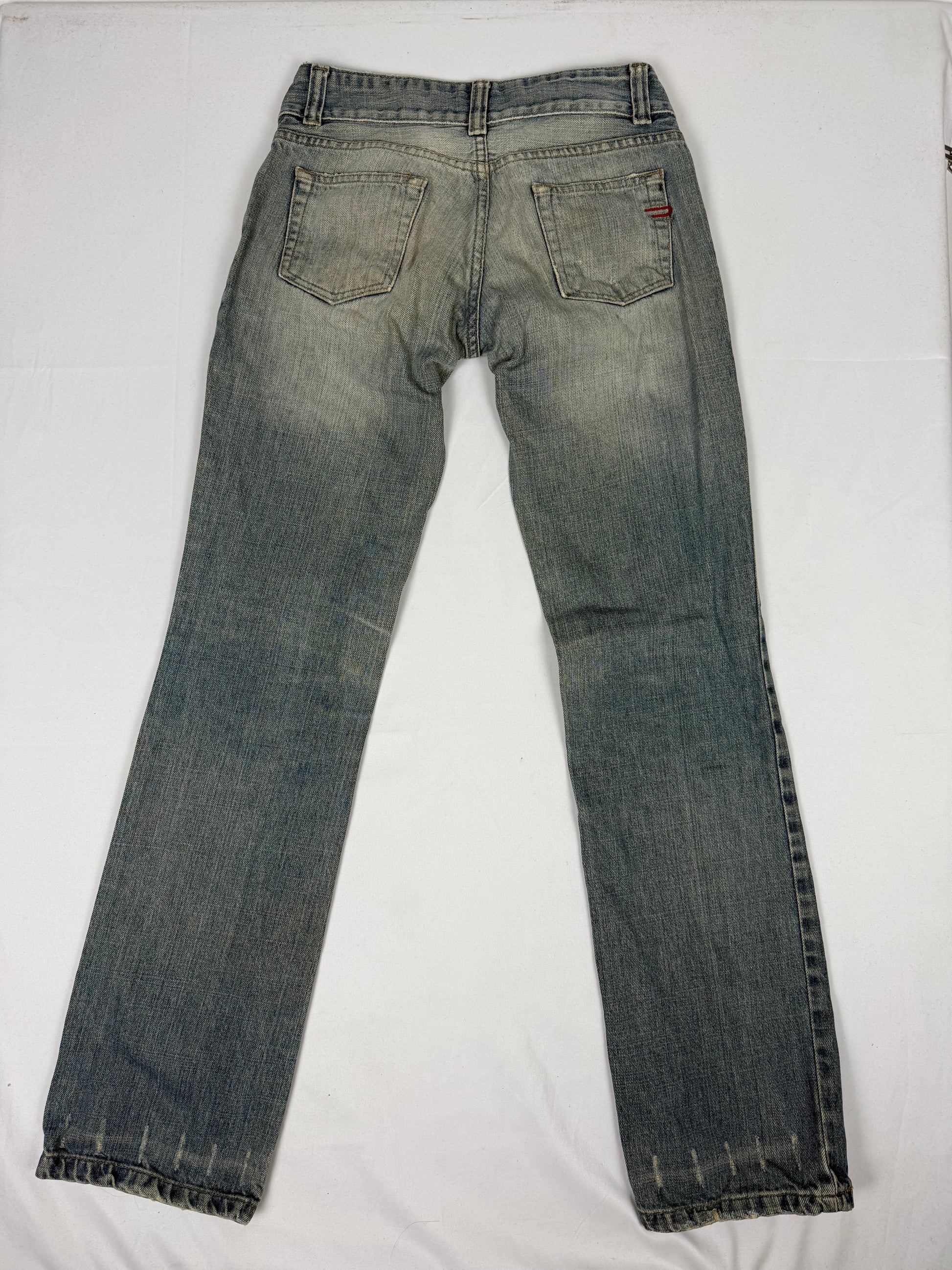 Diesel denim low rise straight legs pants (XS)