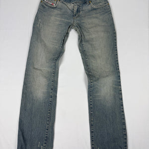 Diesel denim low rise straight legs pants (XS)