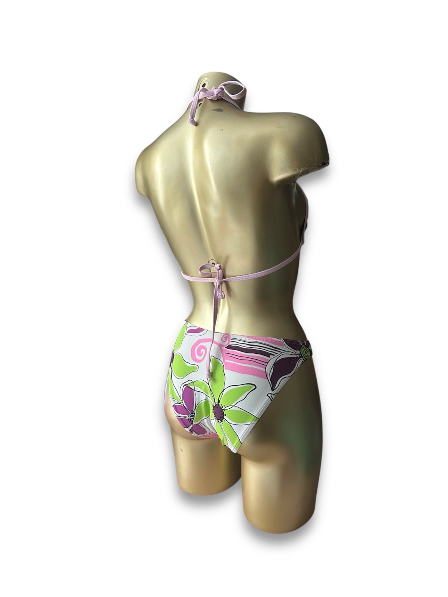 Brand new floral print bikini set (M)