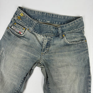 Diesel denim low rise straight legs pants (XS)