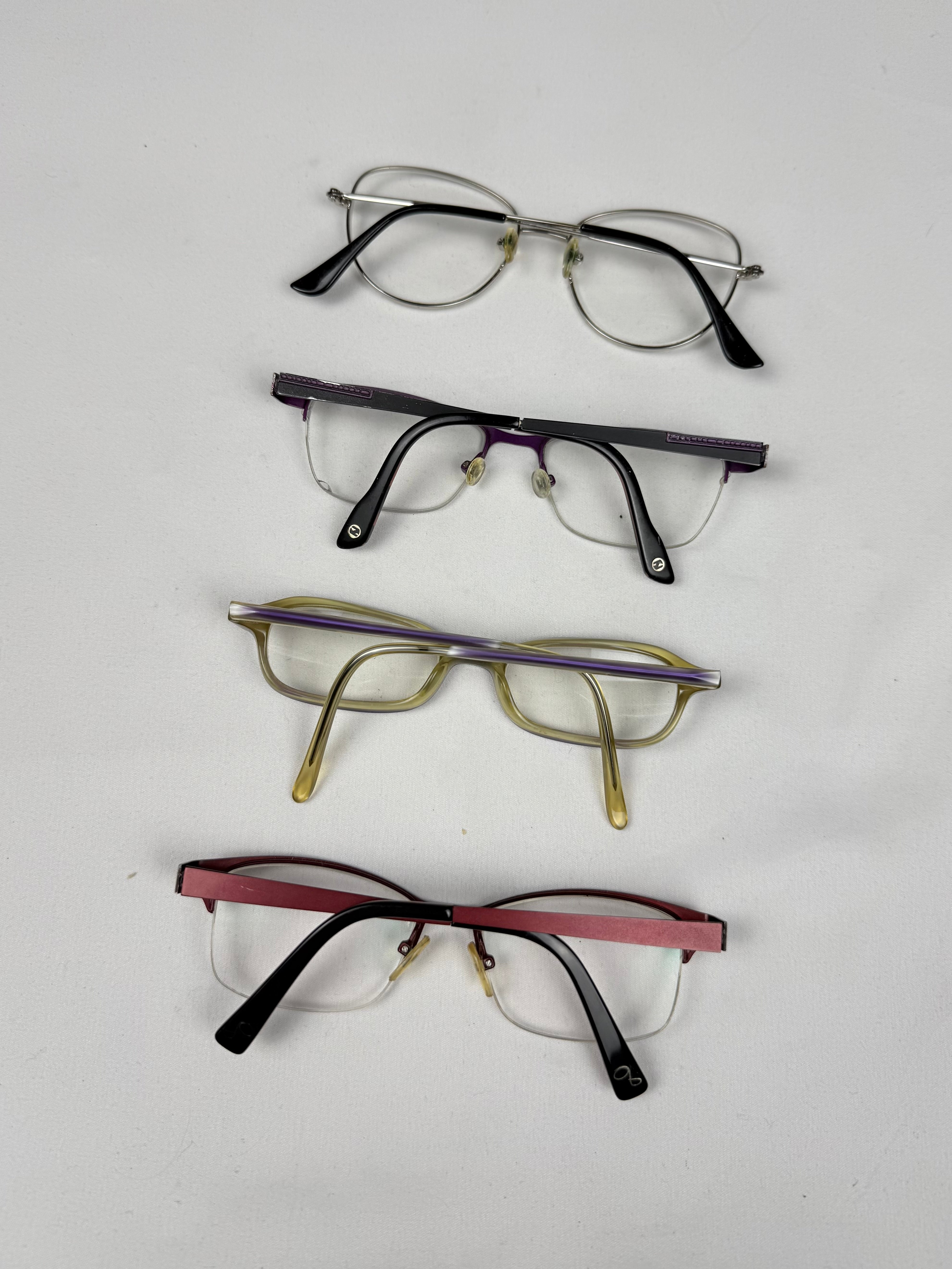 Set of 4 office glasses (with prescription)