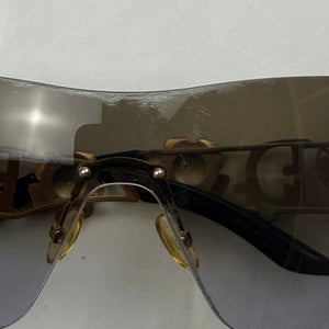 Black floral roses 2000s sunglasses