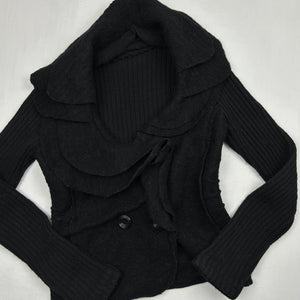 Black cardigan jumper (S)