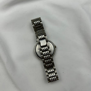Vintage silver inox bracelet jewelry watch