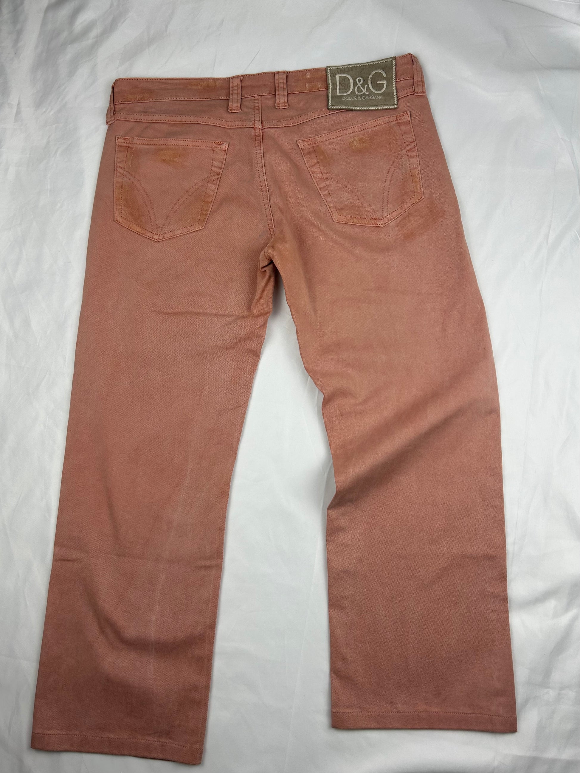 Low rise denim capri pants (M)