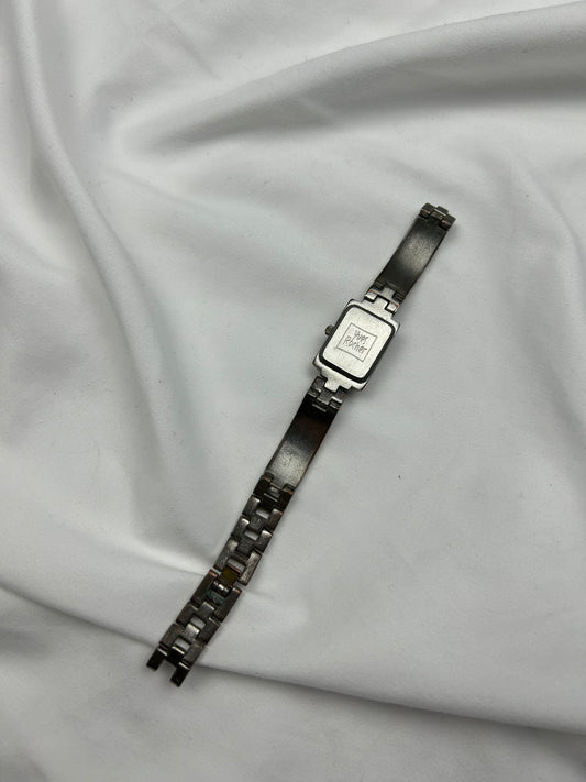 Vintage inox bracelet jewelry watch