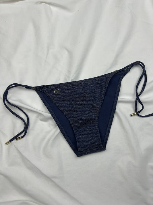 Navy denim low rise brand new bikini bottom (S/M)