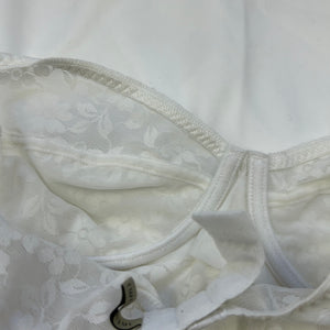 White lace bodysuit top (S)