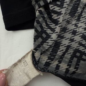 Grey bardot graphic long sleeves top (S)