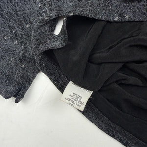 Grey shinning long sleeves top (S)