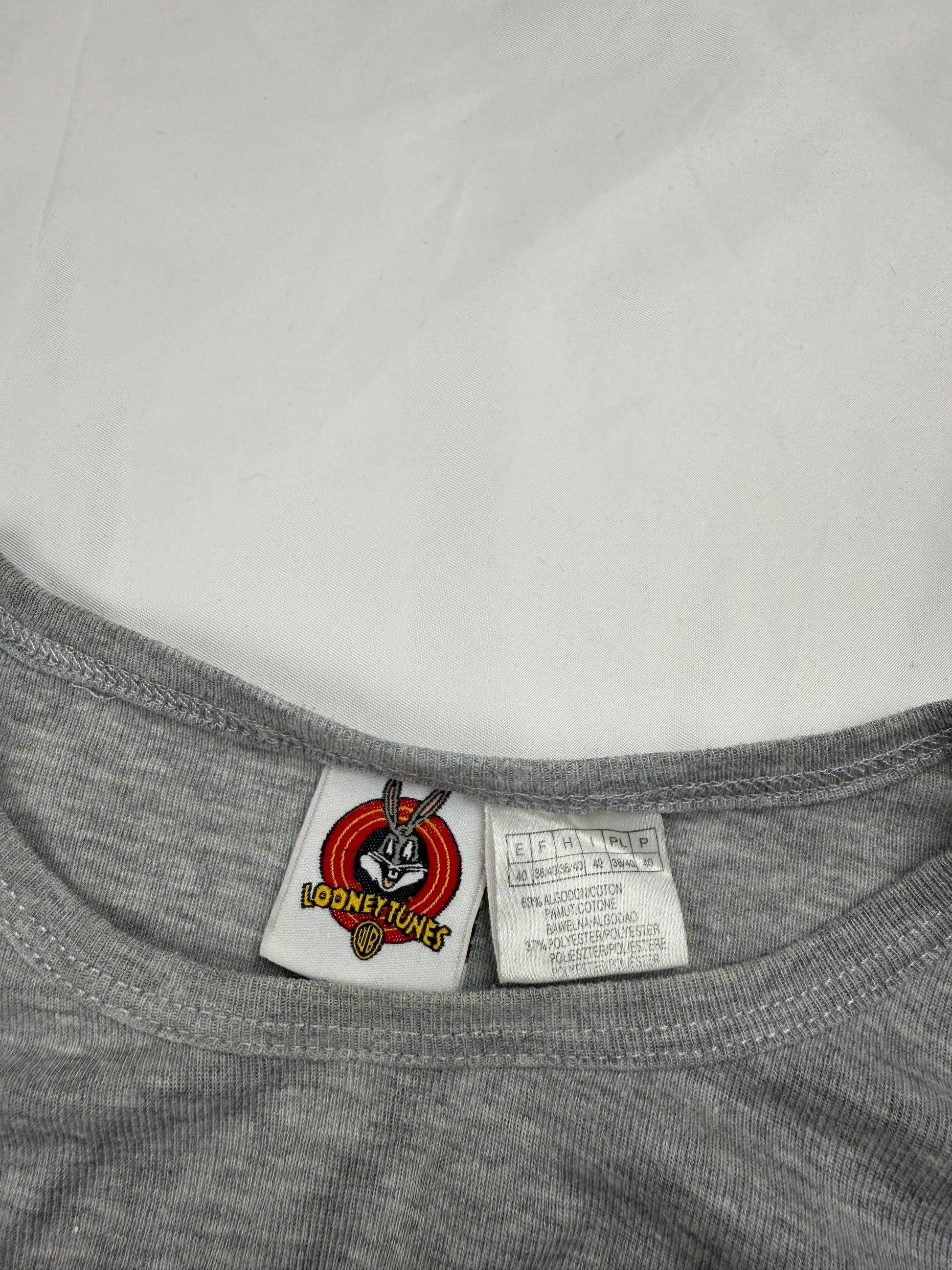 Grey 100% cotton long sleeves top (S)