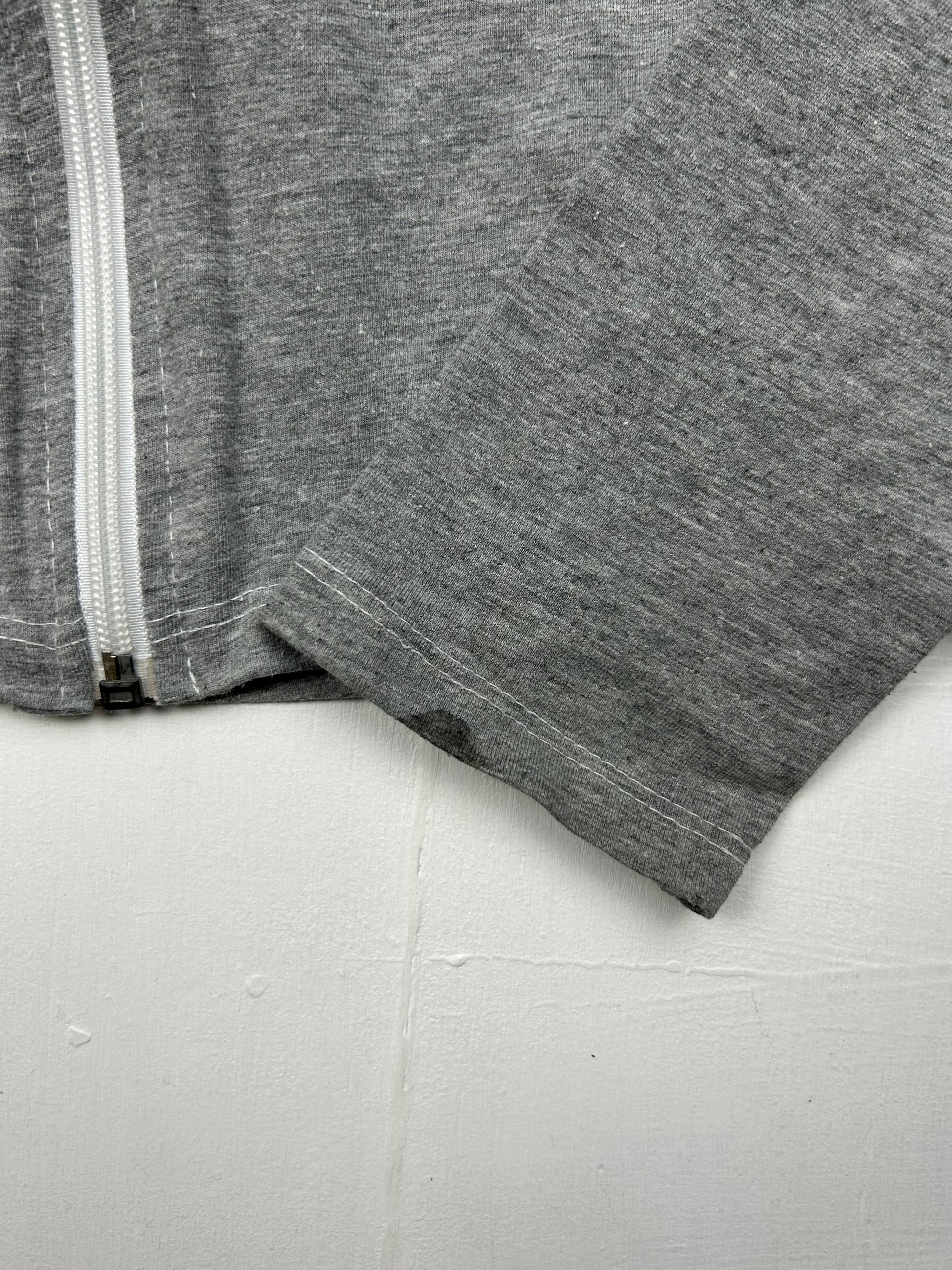 Grey zip up hoodie (S/M)