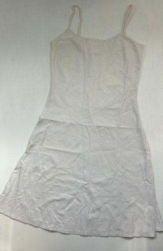 White summer  mini dress (L)