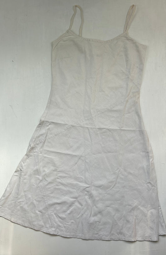 White summer  mini dress (L)