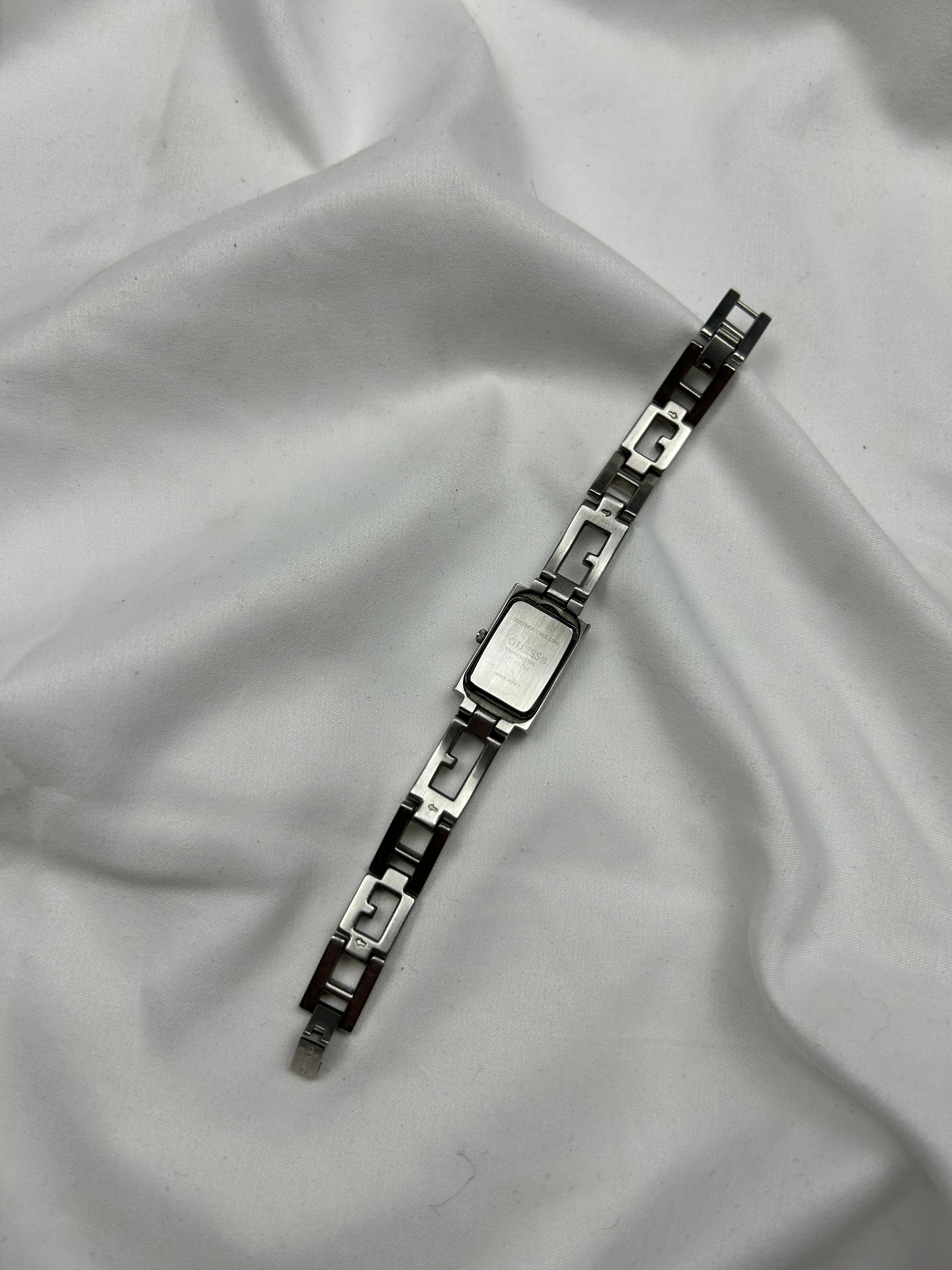 Vintage silver  inox bracelet jewelry watch
