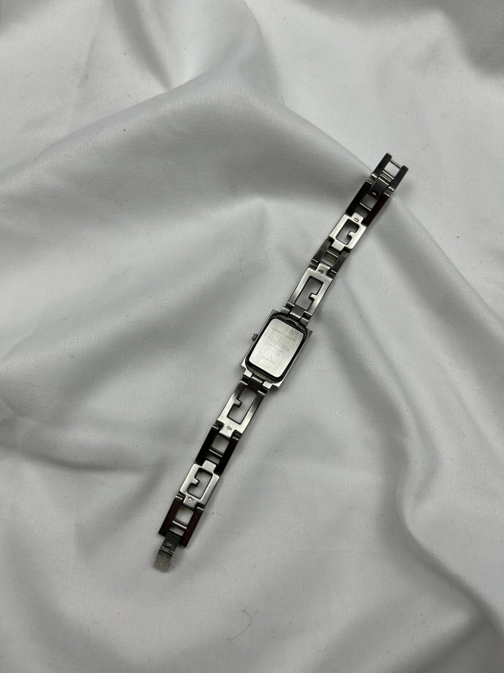 Vintage silver  inox bracelet jewelry watch
