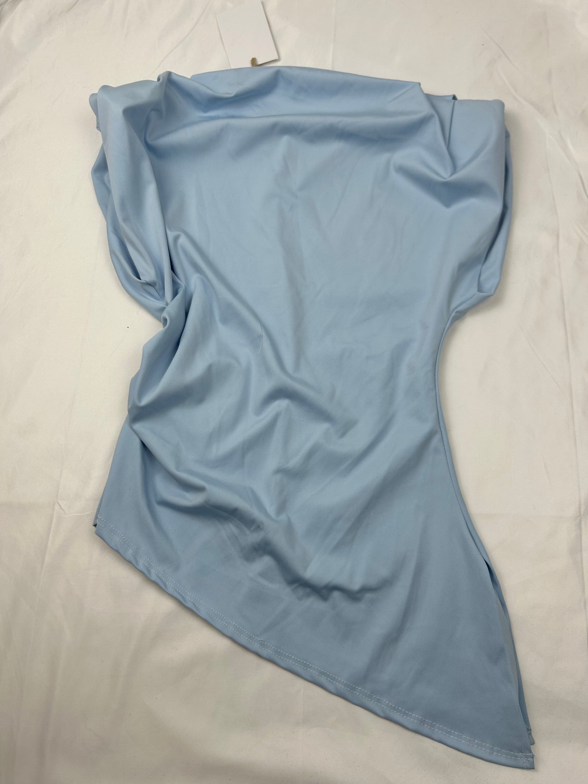 Blue asymmetric  brand new top (M)