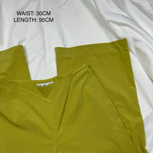 Yellow high waist flare pants (S)